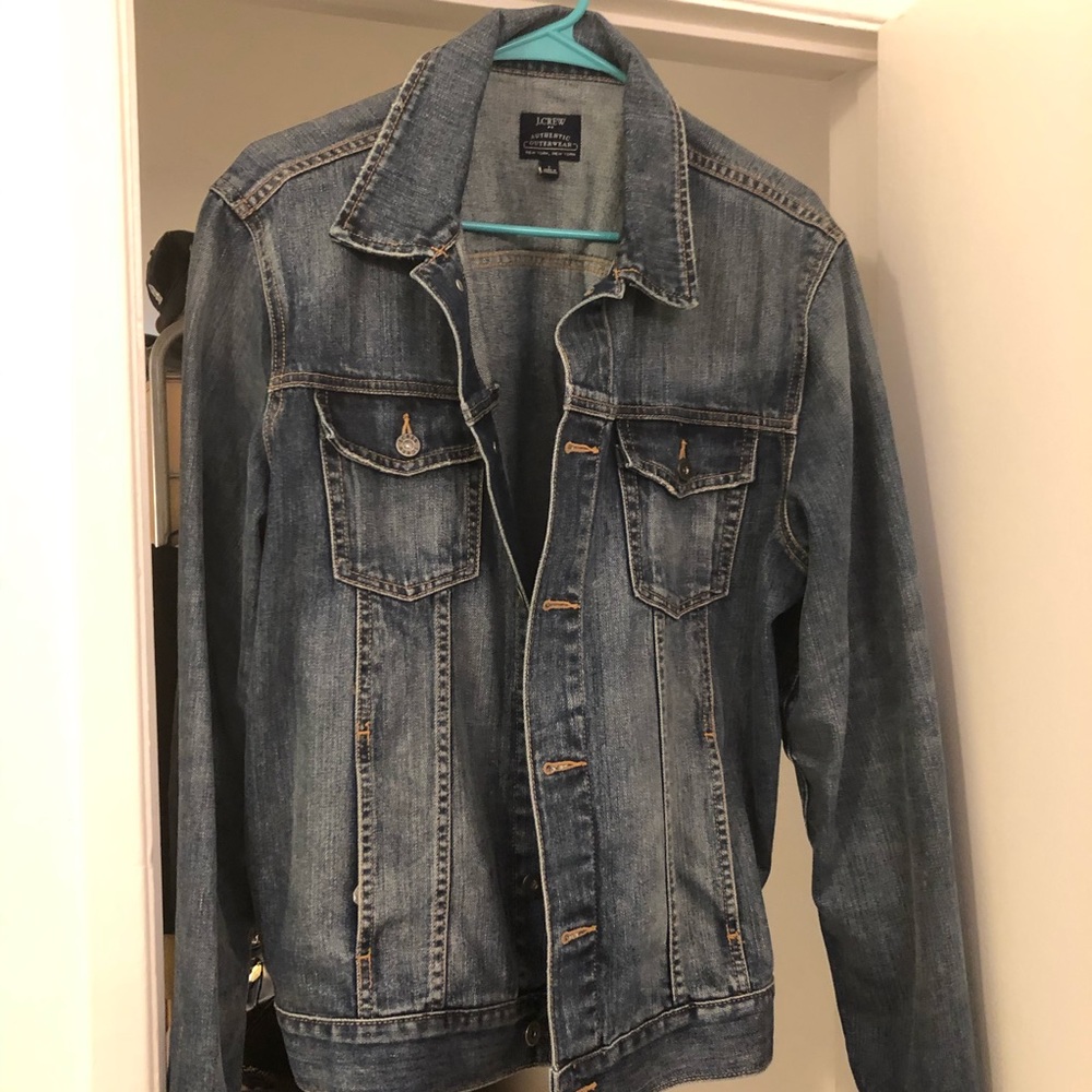 J. Crew denim jacket size L
